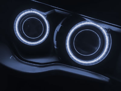 4 Lampenringe Trim Rings für Can Am Renegade Modelle 5-Farben Selbstklebend 