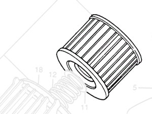 Polaris Original-lfilter ATV Quad