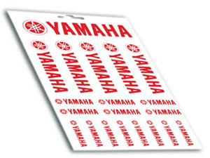 Yamaha Aufkleber-Set weiß